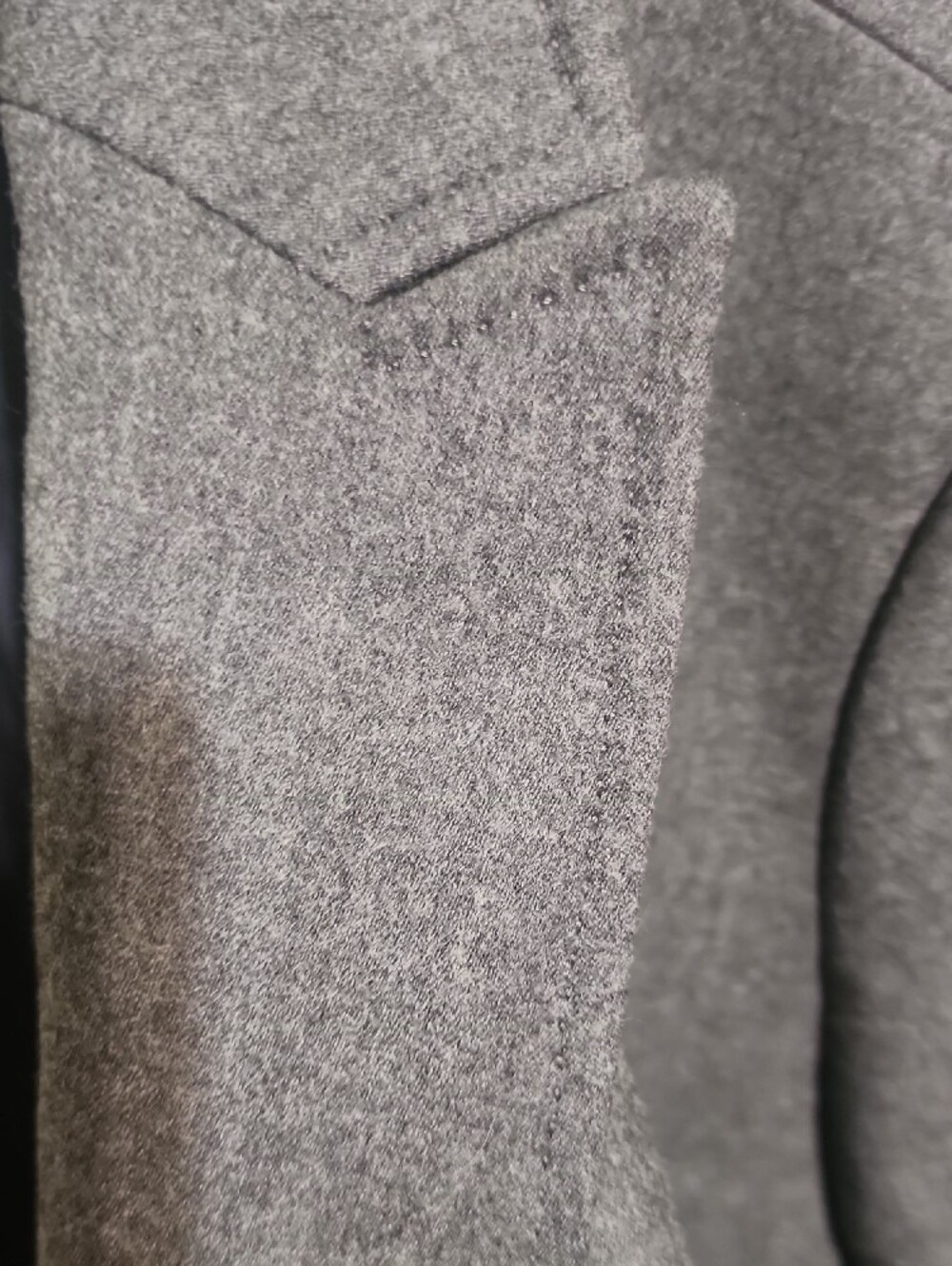 Talbots Gray Two-Button Wool-Blend Blazer - Picture 6 of 7